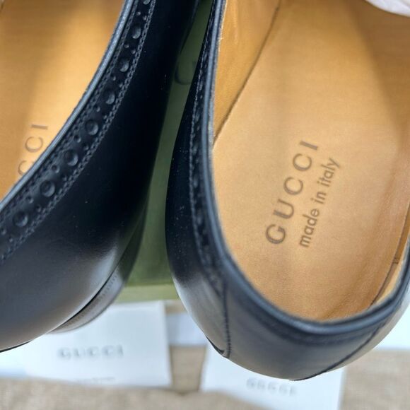 Men’s Gucci cap toe lace up oxfords size 13.5 made in Italy. - Picture 6 of 10